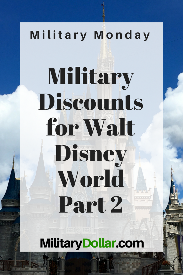 disney world packages military discount