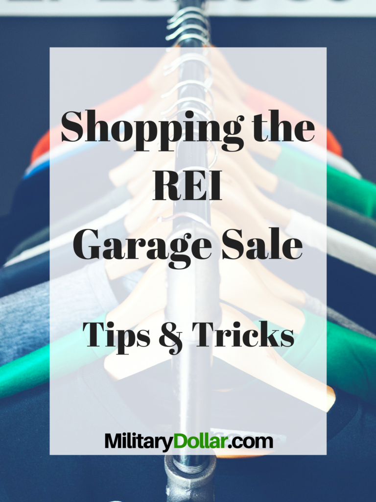 REI Garage Sale Tips and Tricks Military Dollar